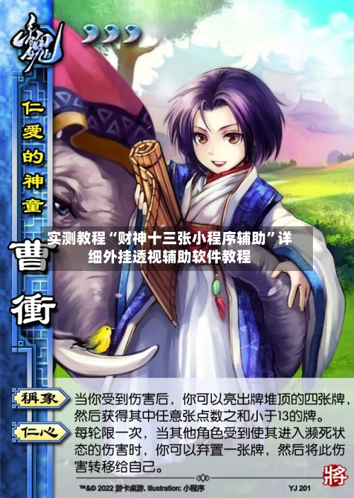实测教程“财神十三张小程序辅助”详细外挂透视辅助软件教程-第3张图片
