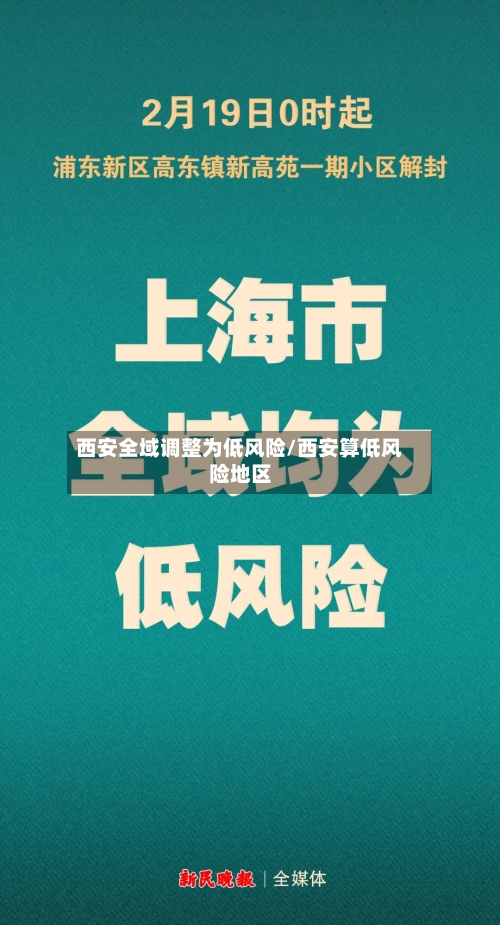 西安全域调整为低风险/西安算低风险地区-第1张图片