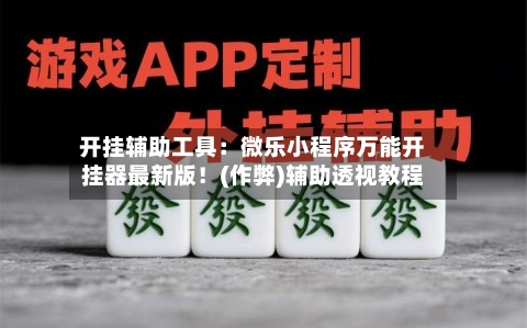 开挂辅助工具：微乐小程序万能开挂器最新版！(作弊)辅助透视教程-第2张图片