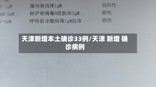 天津新增本土确诊33例/天津 新增 确诊病例-第2张图片