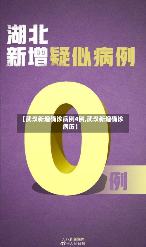 【武汉新增确诊病例4例,武汉新增确诊病历】-第2张图片