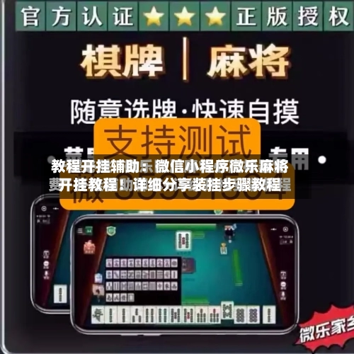 教程开挂辅助：微信小程序微乐麻将开挂教程！详细分享装挂步骤教程-第1张图片