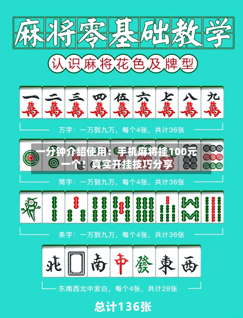 一分钟介绍使用：手机麻将挂100元一个！真实开挂技巧分享-第2张图片